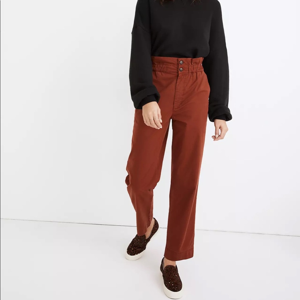 Madewell Paperbag Tapered Pants